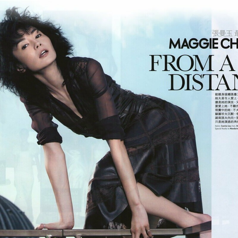 Maggie Cheung by Delphine Courteille